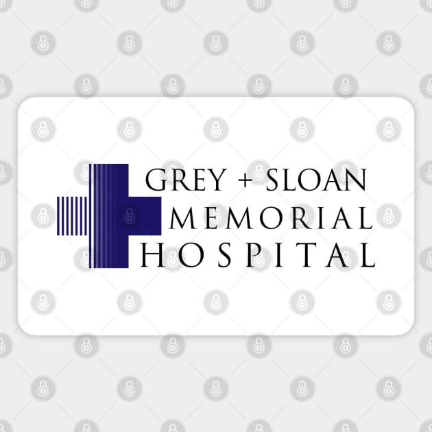 Grey + Sloan Memorial Hospital Magnet by fandemonium